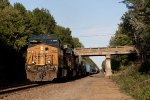 CSXT 468 Leads M427 at Rt. 9 in Wells